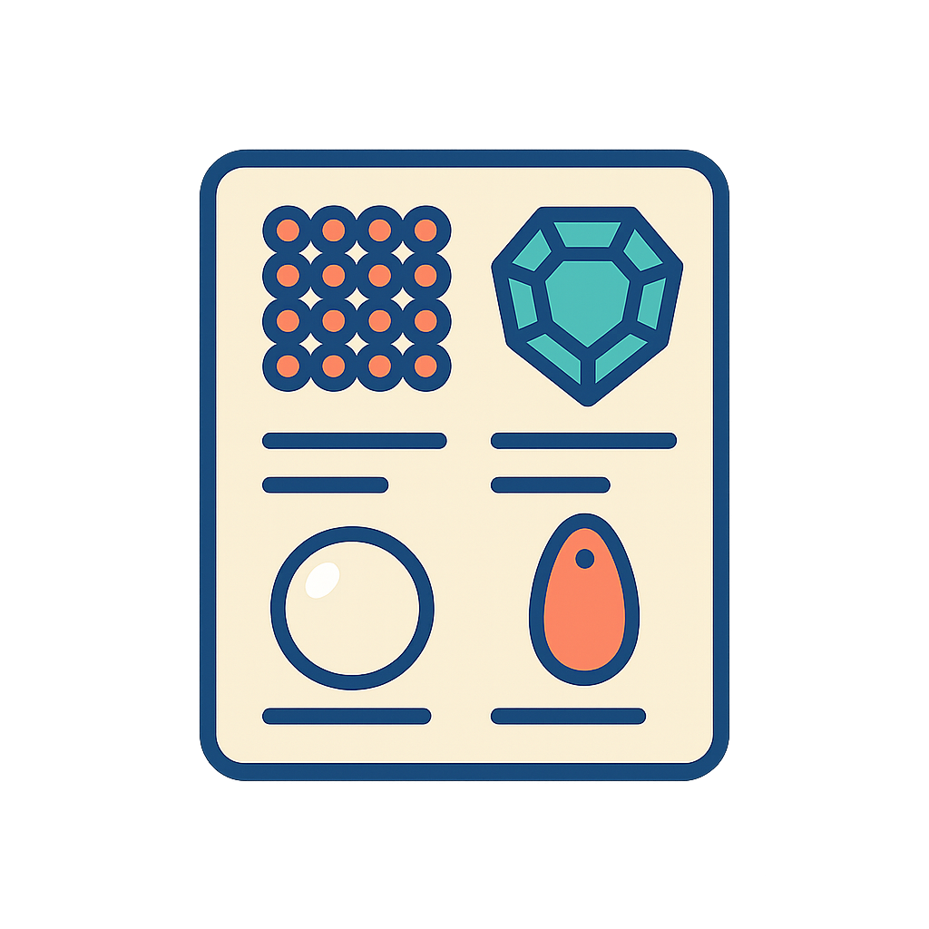 Bead Types & Sizes Notes